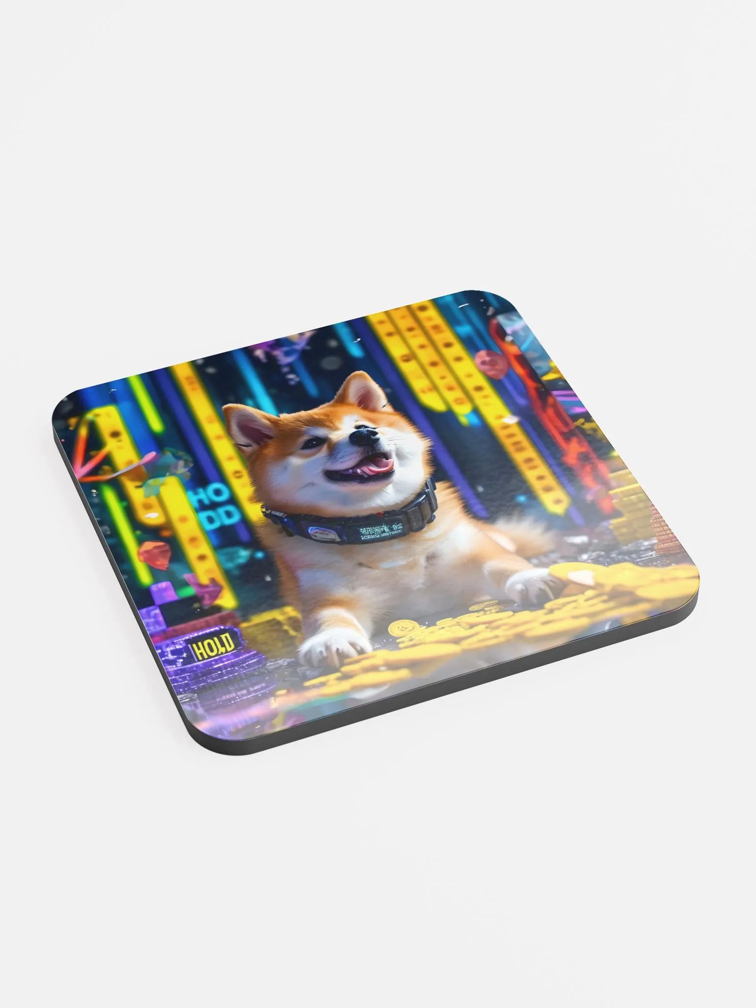 Shiba's Cosmic Coin Coaster product image (3)