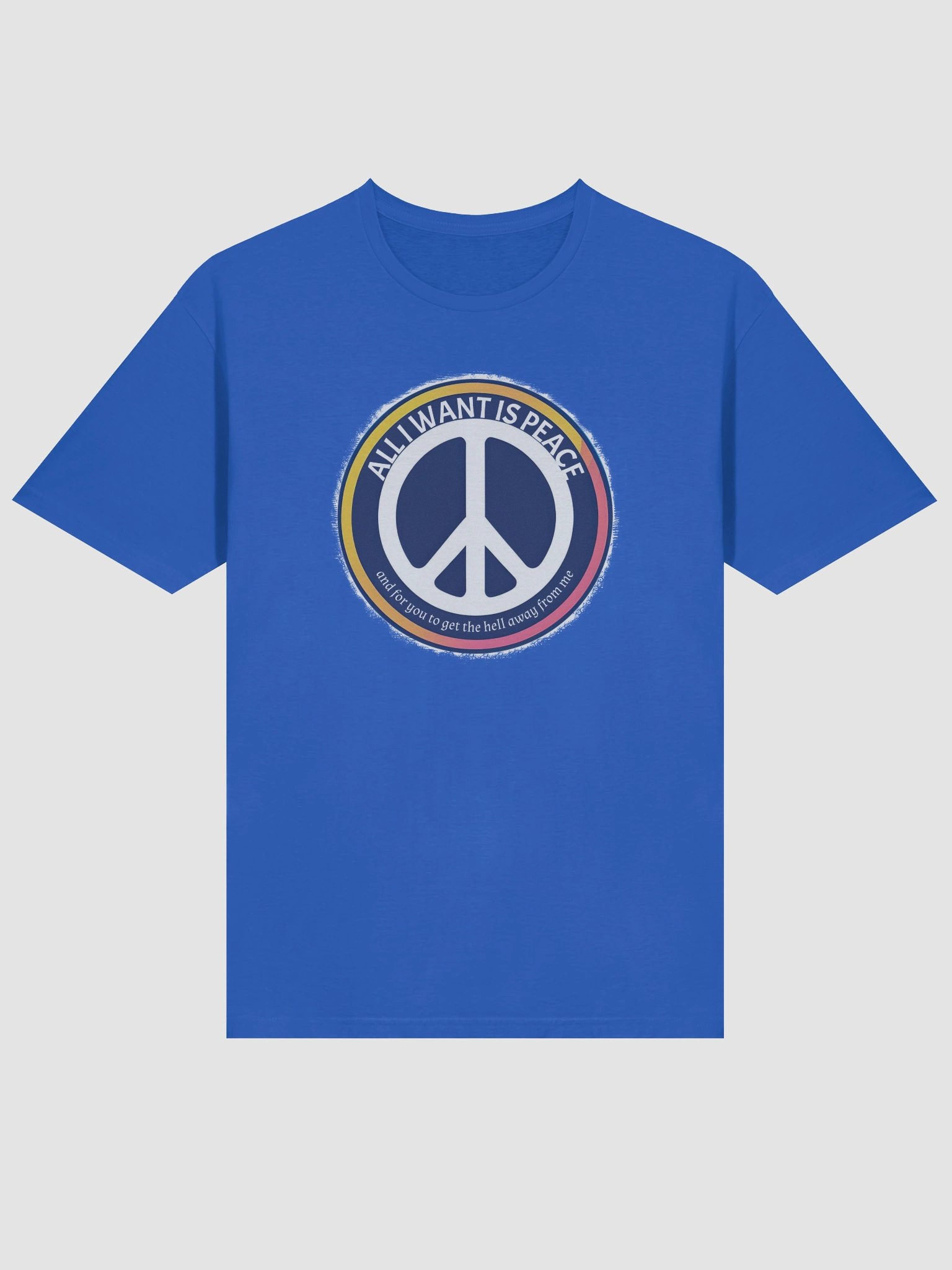 All I Want Is Peace Funny T-Shirt product image (5)
