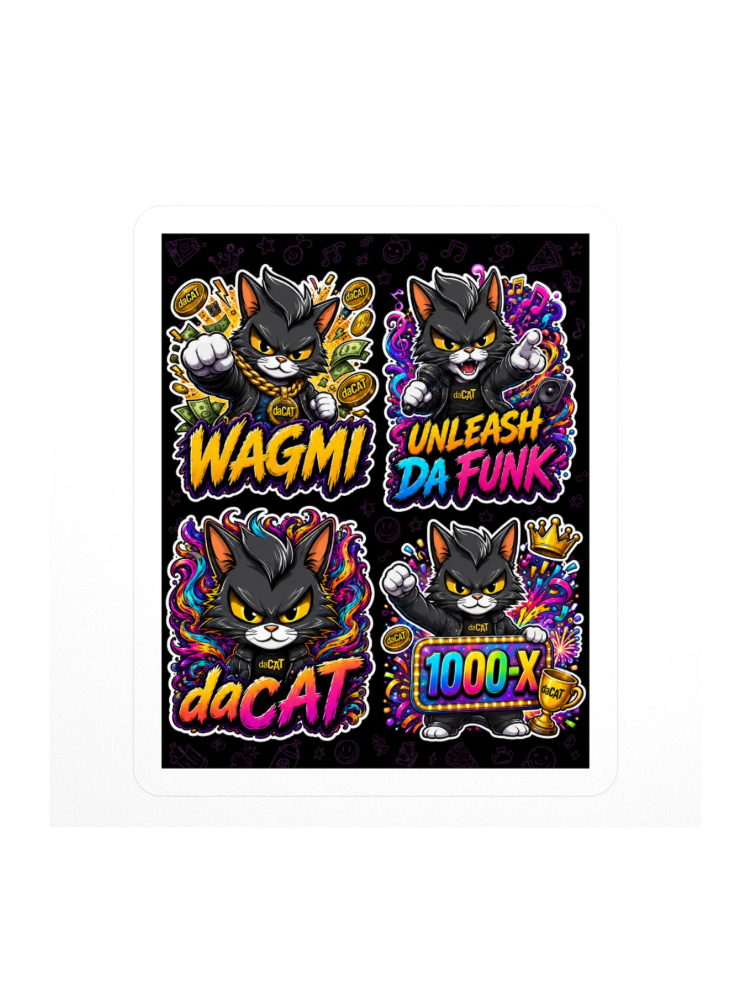 OG daCAT Hype Sticker Pack product image (2)