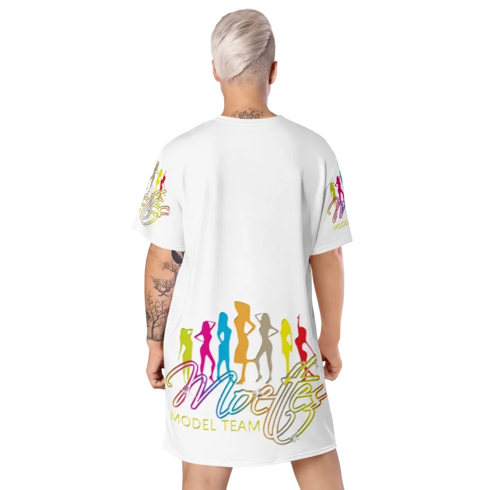 MOETTES PASSION WHT T SHIRT DRESS product image (9)