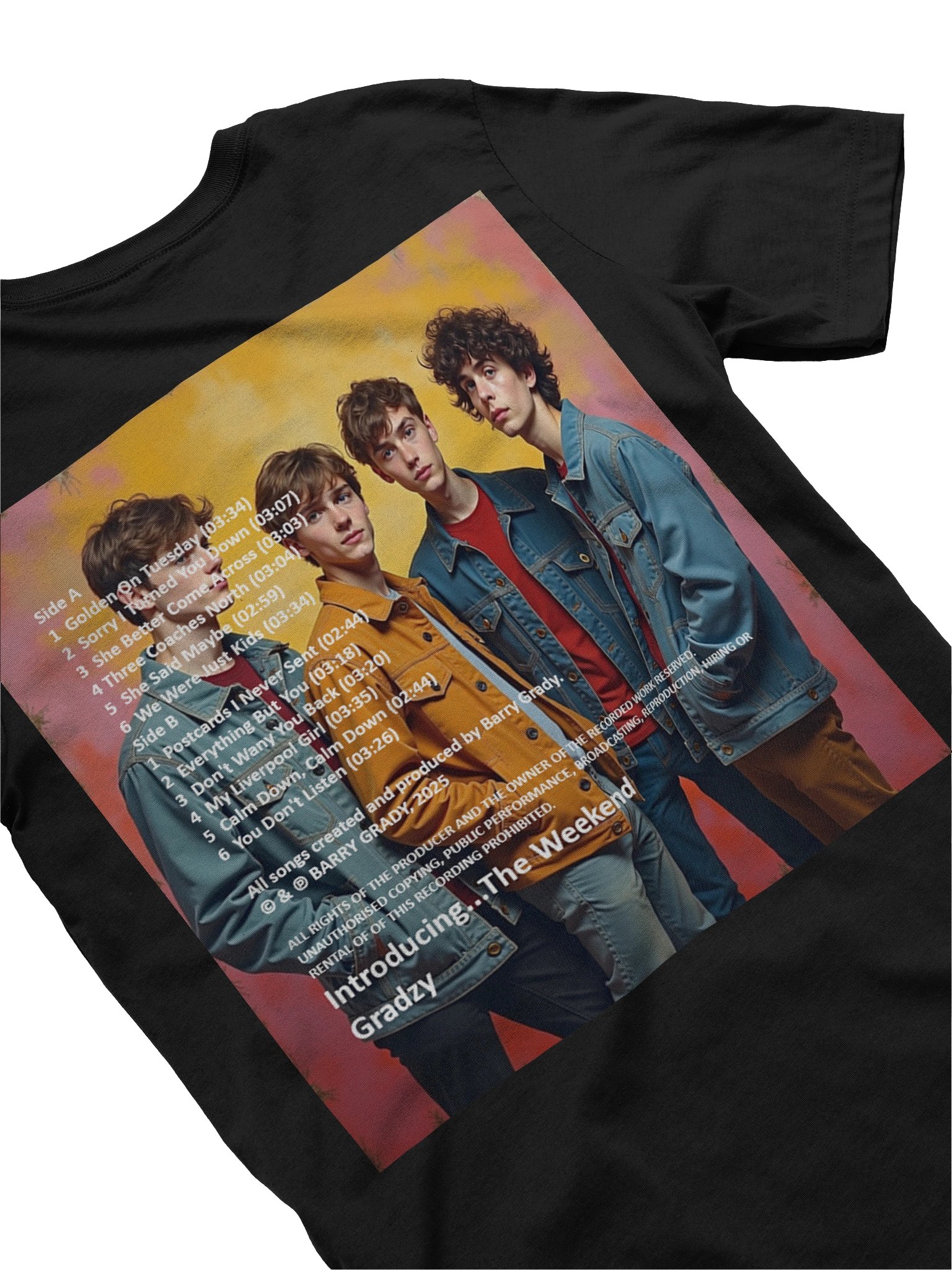 'The Weekend' Gradzy Crew T-Shirt product image (4)