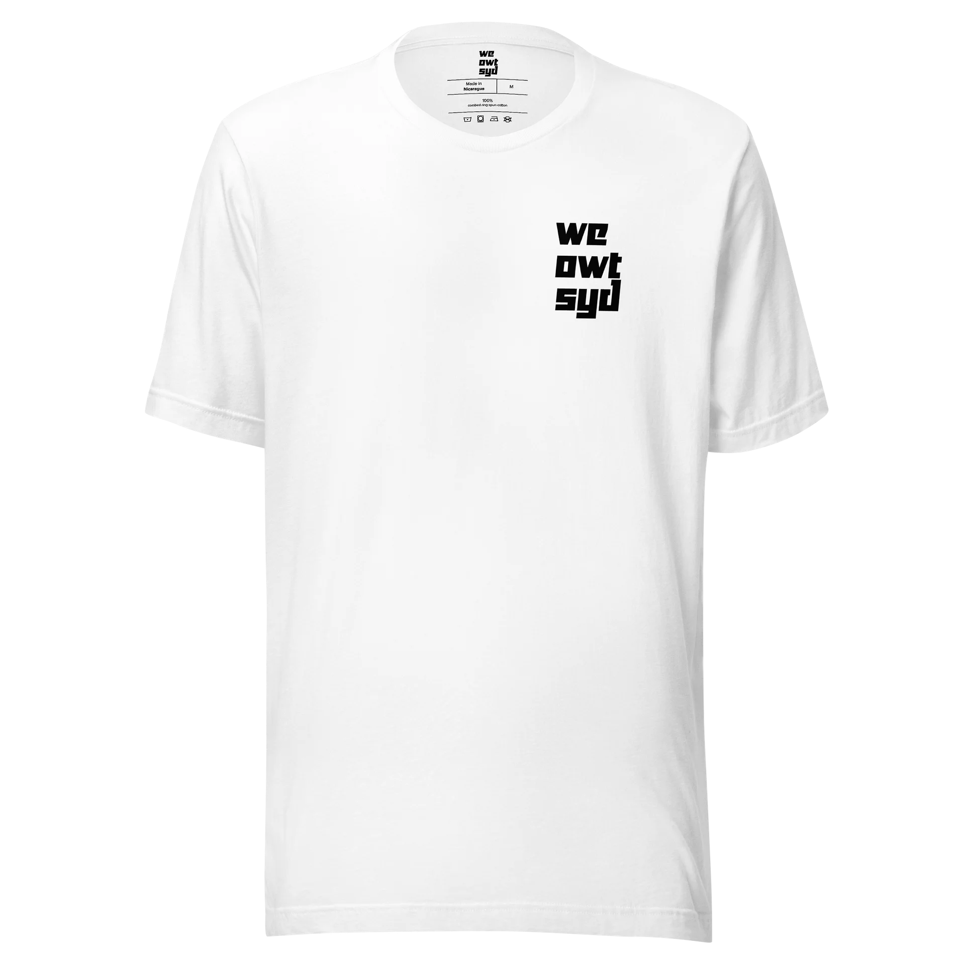 WeOwtsyd Premium T-Shirt - Chest Logo - White product image (1)