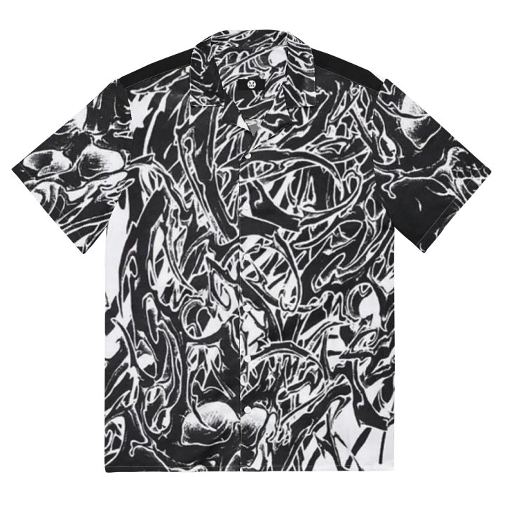 Gothic Tribal Fusion Hawaiian Shirt product image (2)