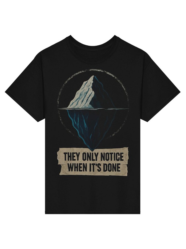 Hidden Effort Iceberg Motivation T-shirt product image (1)