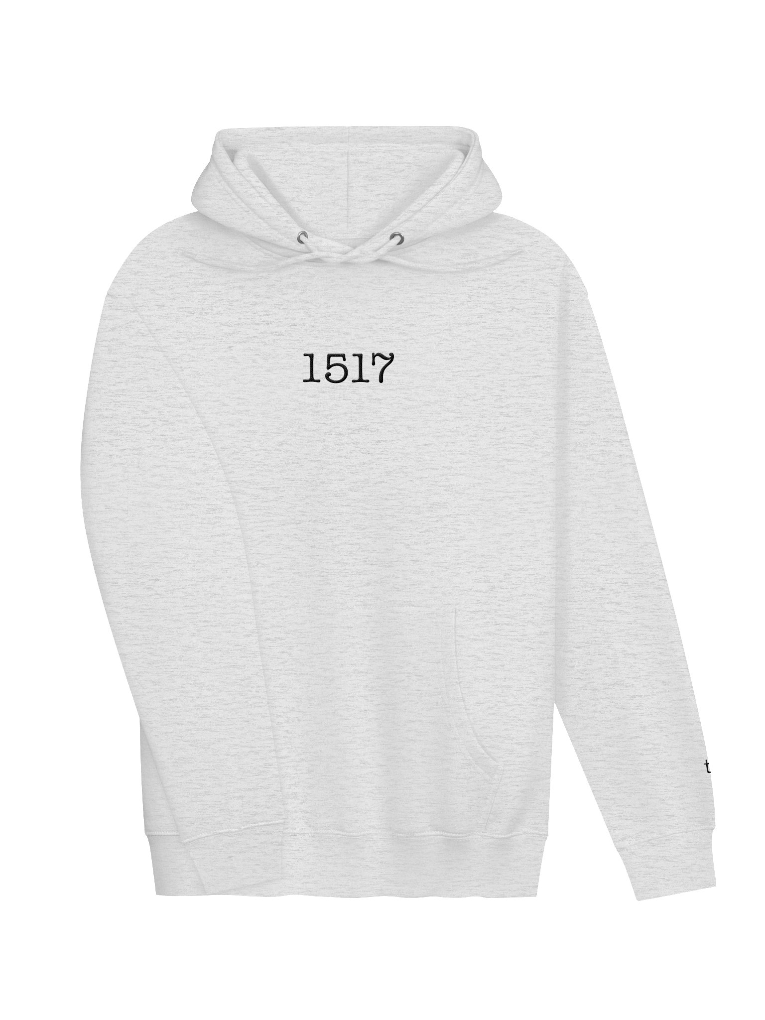 Embroidered Hoodie 1517 - Black product image (3)
