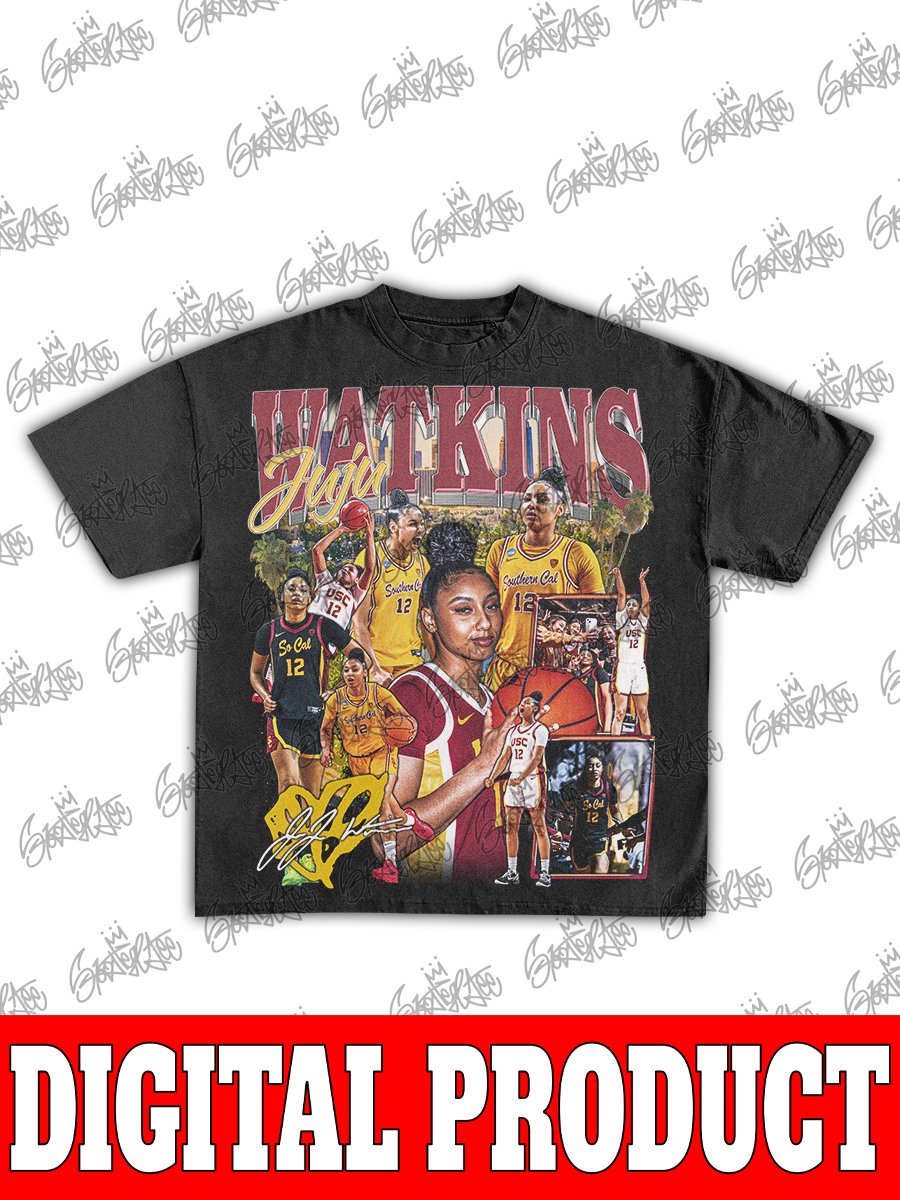 JuJu Watkins USC Trojans Vintage 90s Bootleg Graphic Design product image (1)