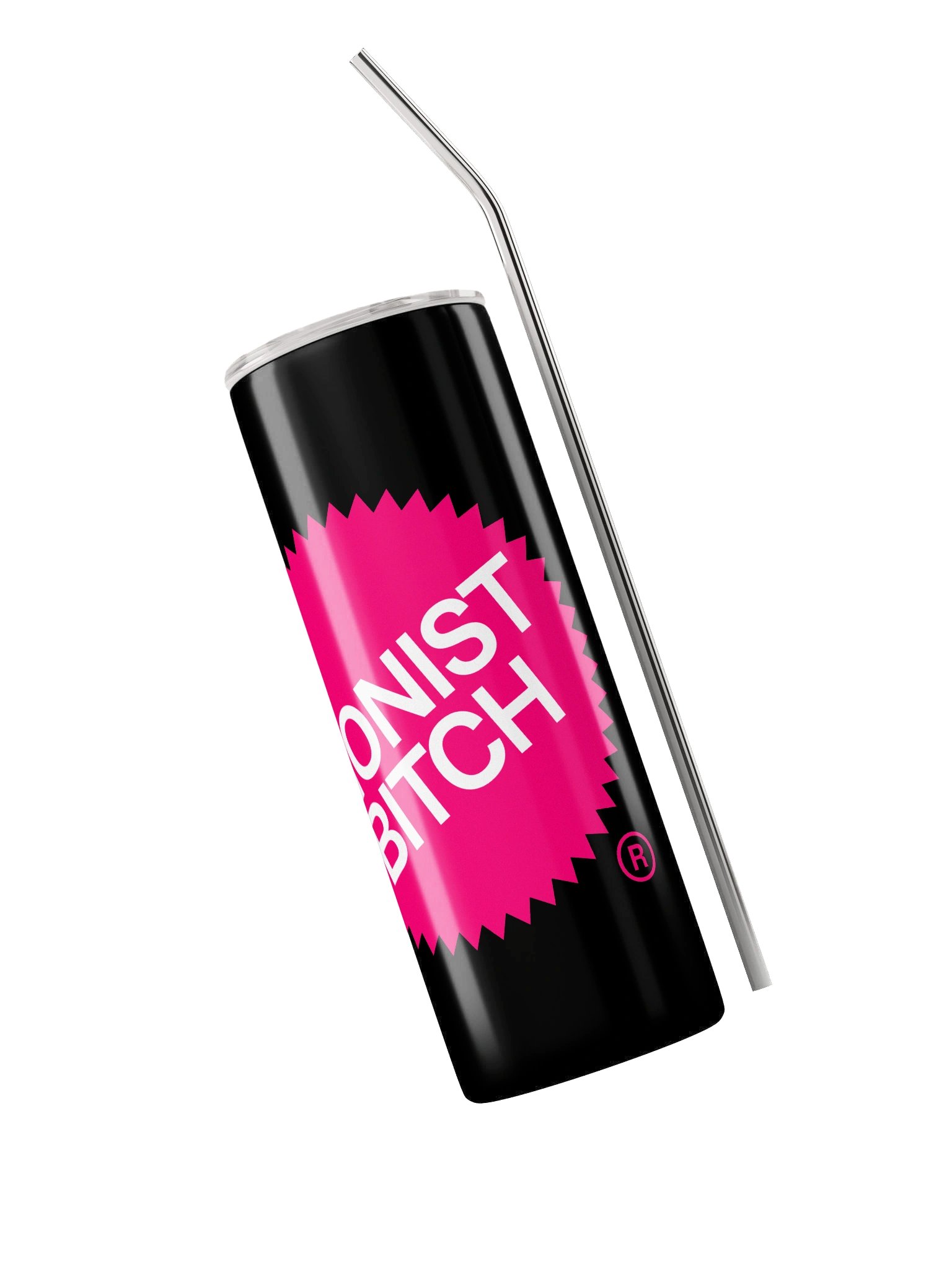 Zionist Bitch Label Tumbler (Black) product image (3)