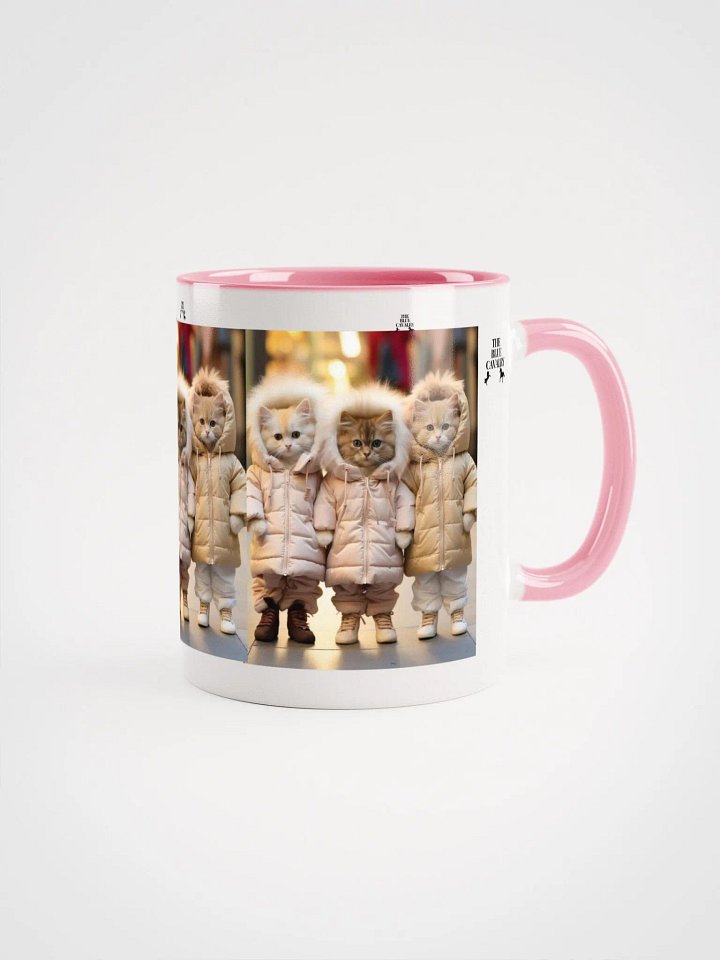 Kitty Karma Collection Whimsical Winter Cats Ceramic Mug product image (2)