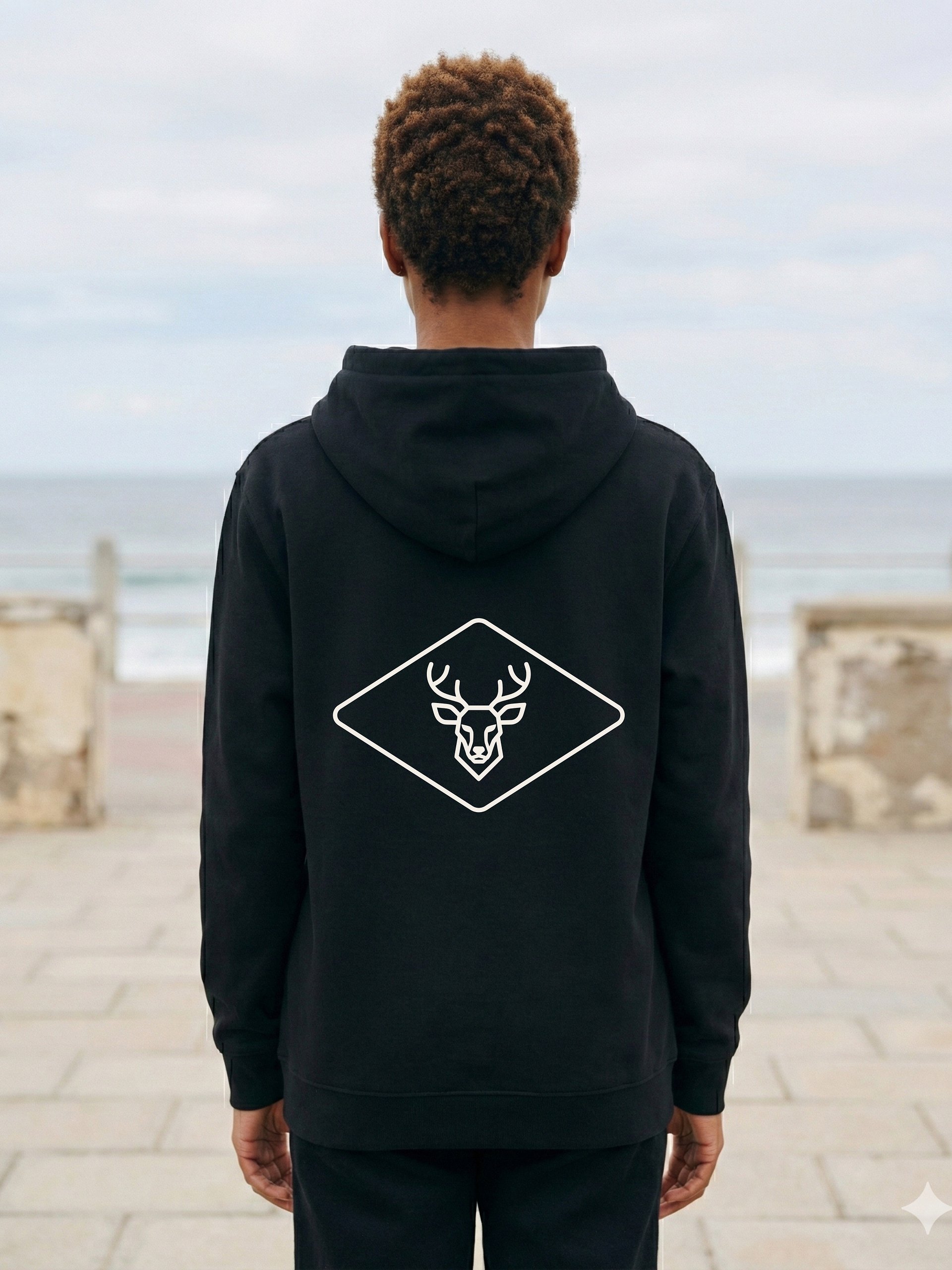 Deer Icon Hoodie — Balance & Stillness Edition product image (4)