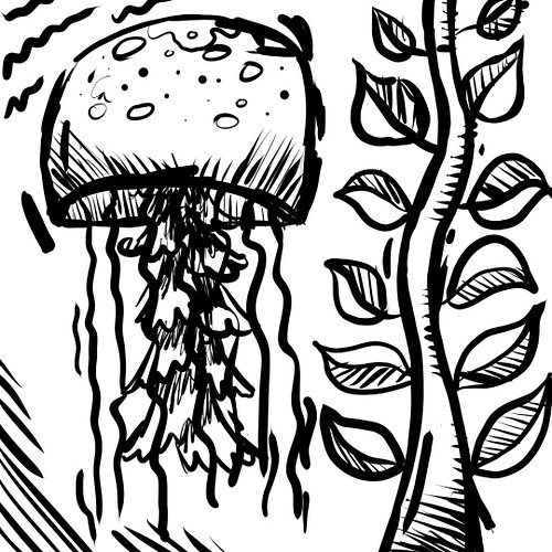 #art #digitalart #jellyfish