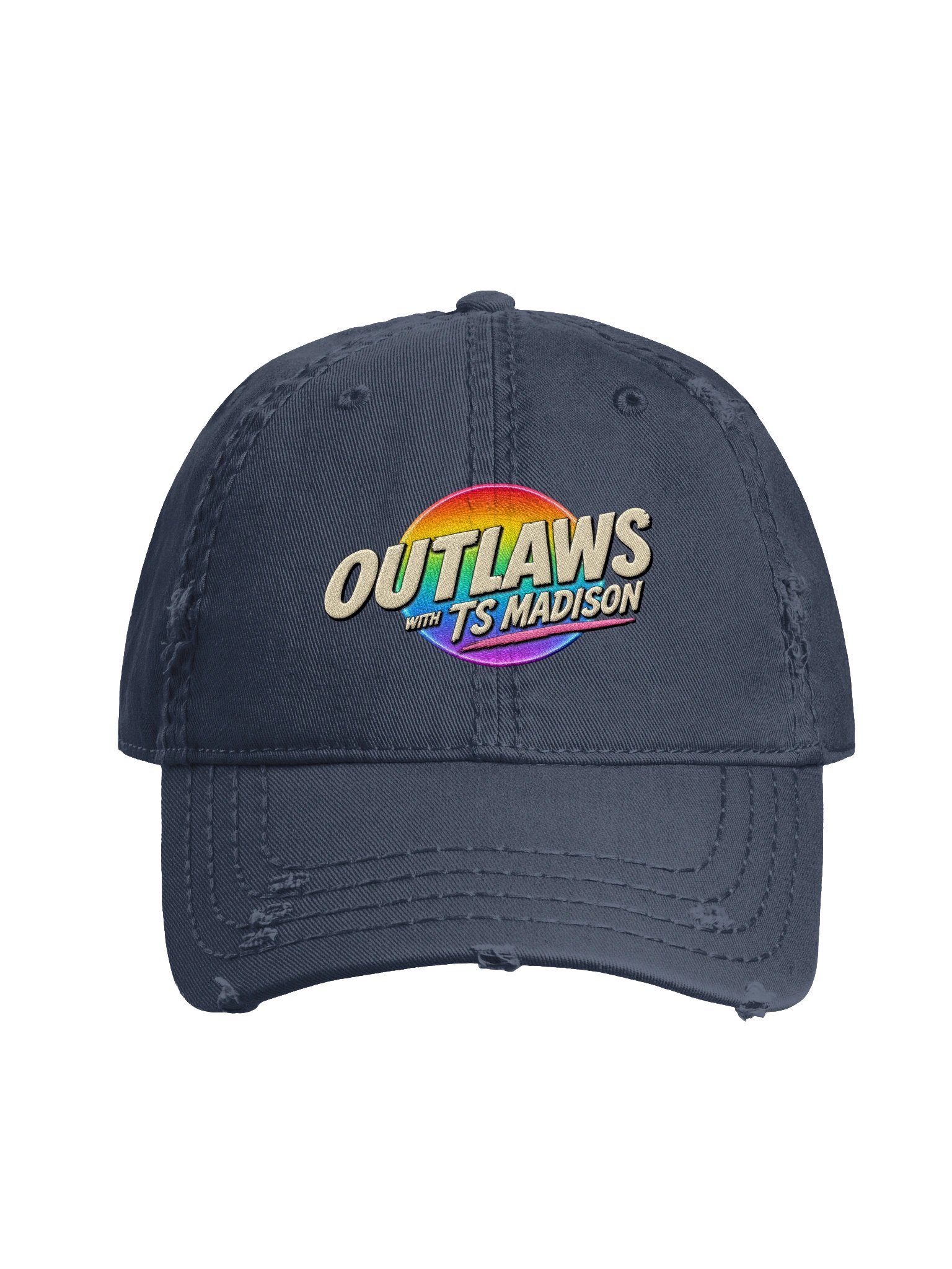 Atlanta Pride Edition Outlaws Embroidered Distressed Hat product image (1)