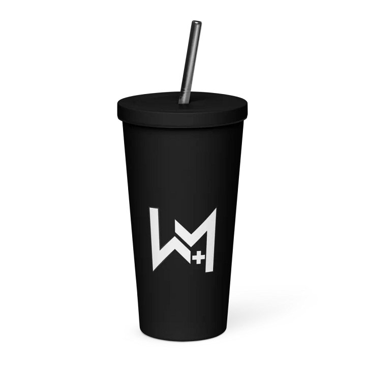 WM+ Insulated Tumbler with a Straw product image (1)