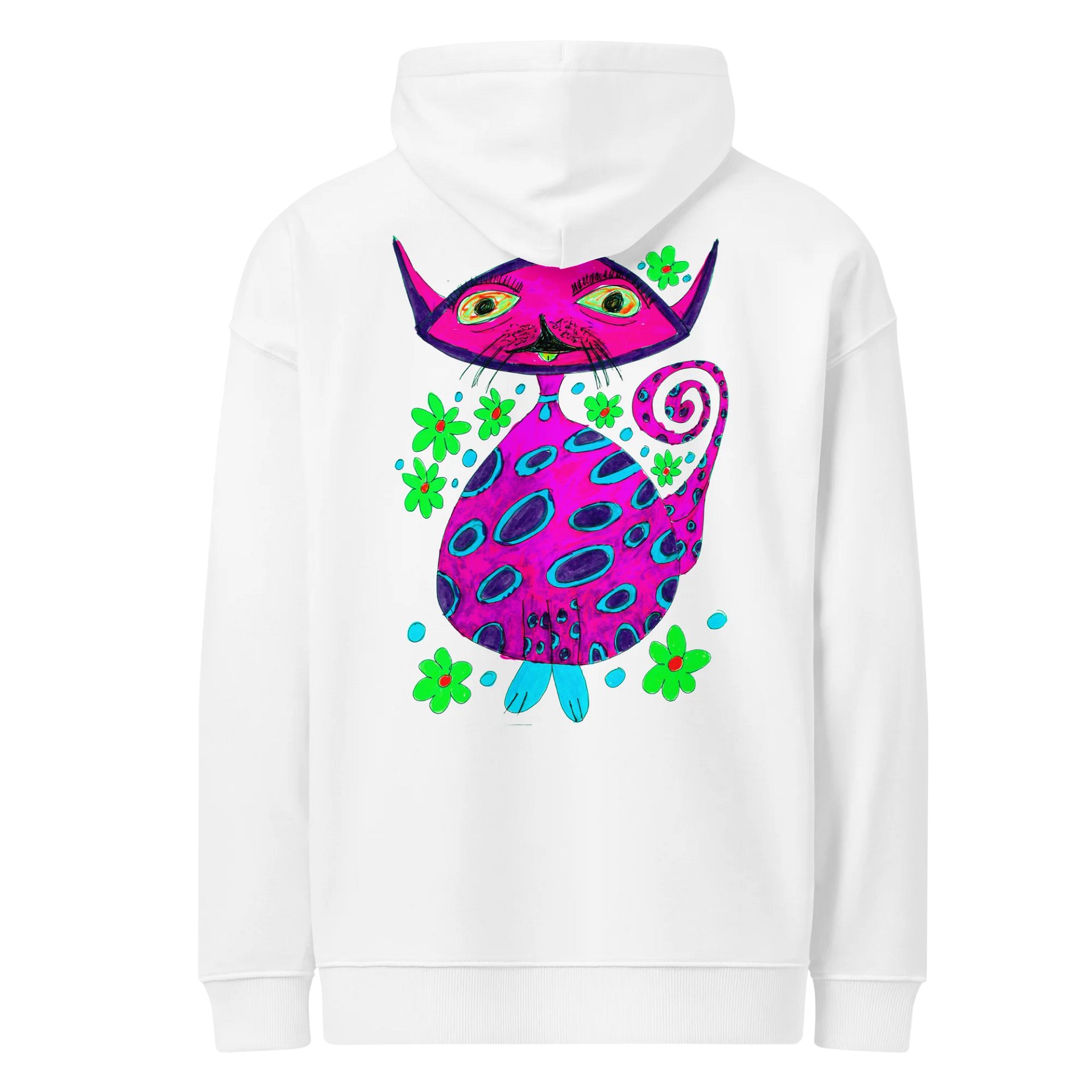 Abstract Cosmic Cat Unisex Hoodie product image (5)