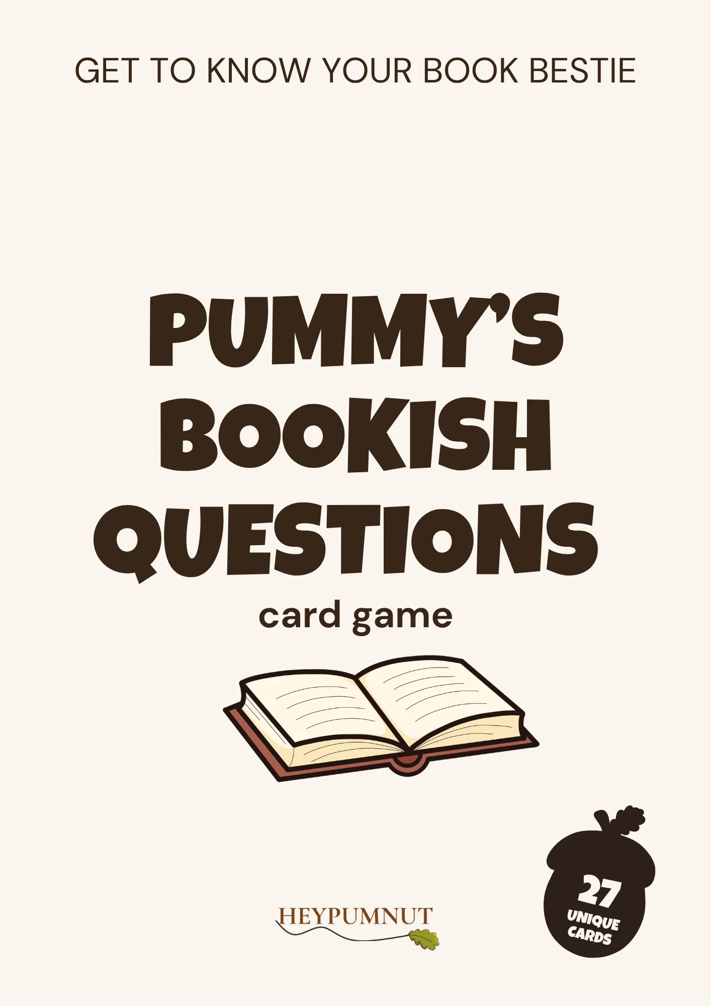 Pummy’s Bookish Questions (Free Printable PDF) product image (2)