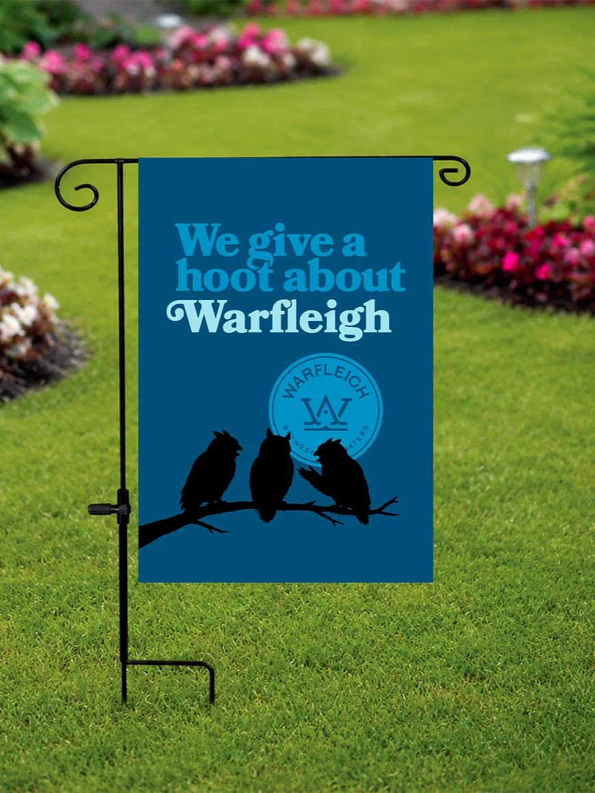 Garden Flag - Give A Hoot product image (1)