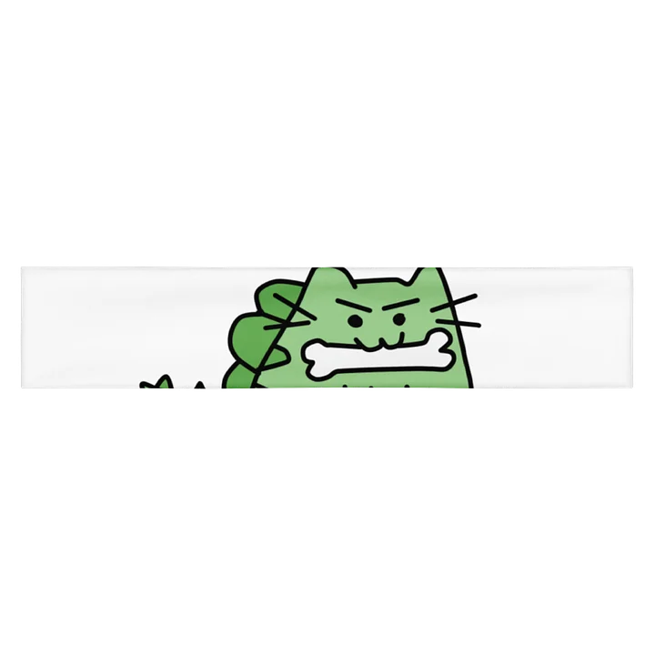 Green dino cat band product image (1)