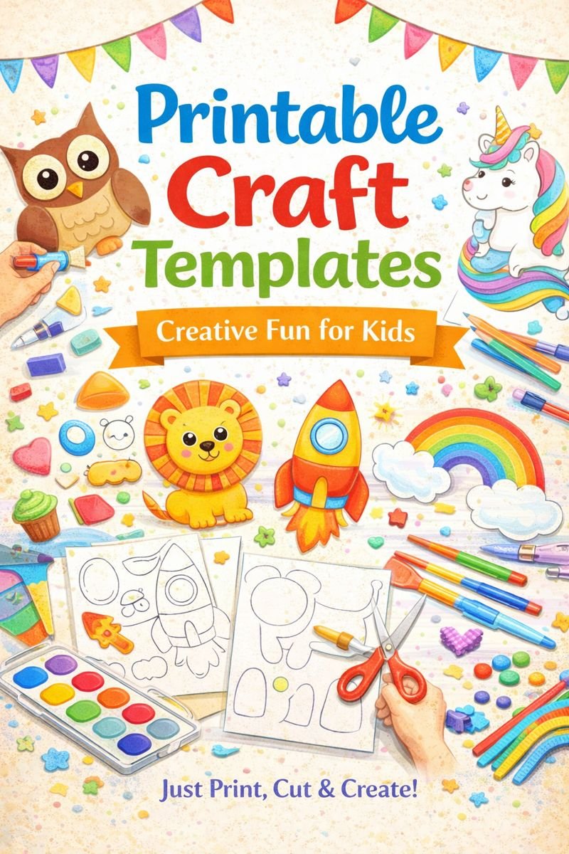 Printable Craft Templates product image (1)