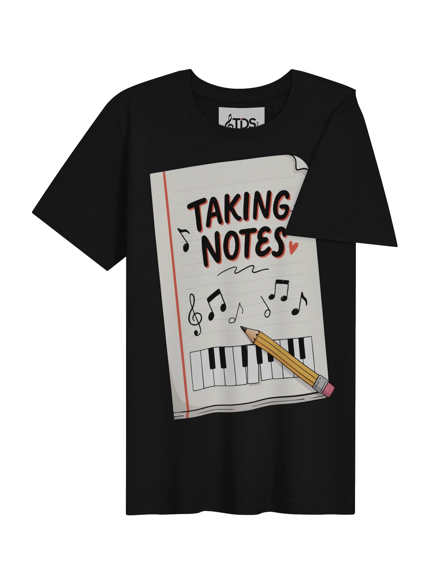 Taking Notes Music Tee product image (4)