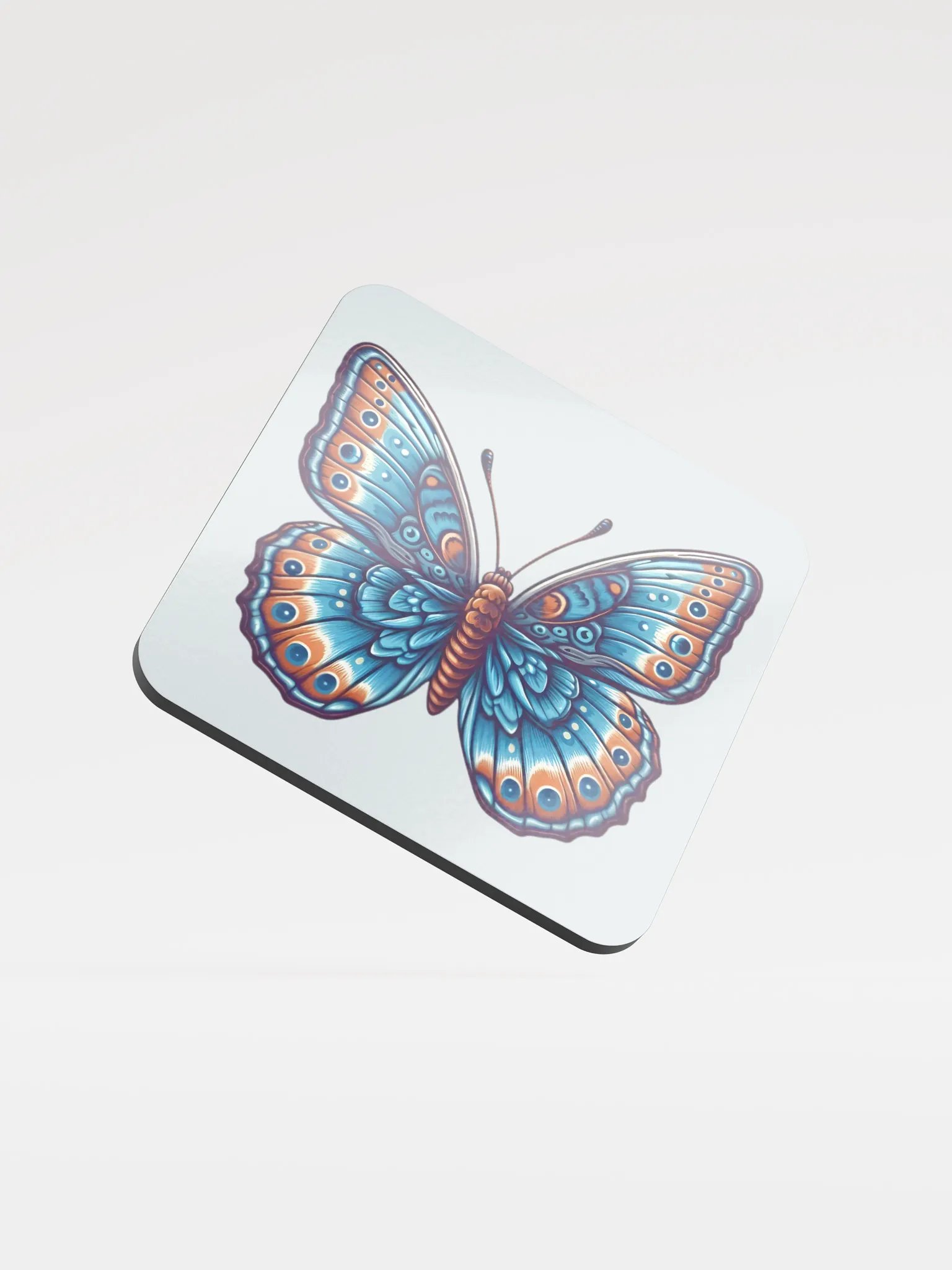 Blue Morpho Butterfly Cork Coaster product image (2)