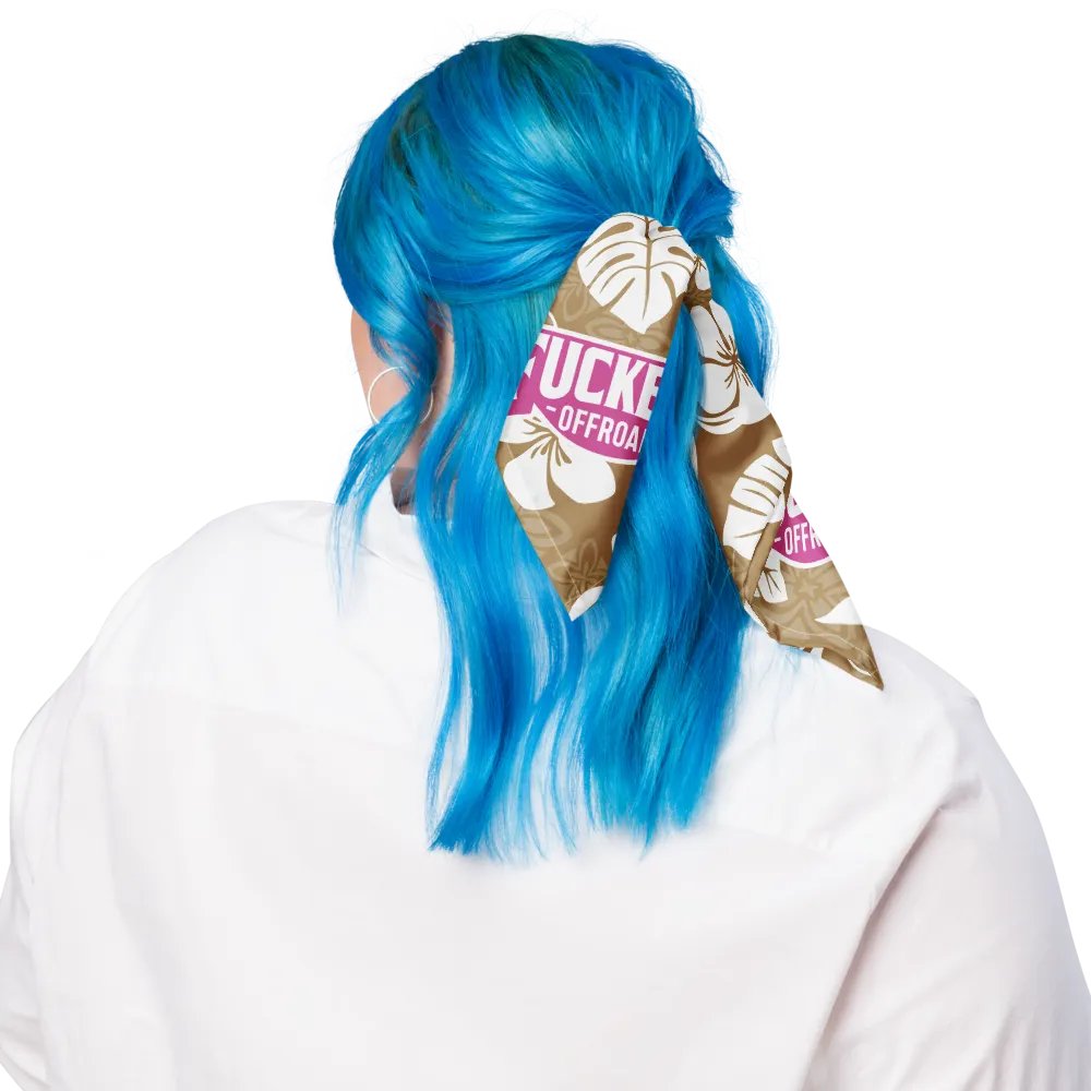 Fuckery Offroad Hawaiian Bandana - Tan product image (4)