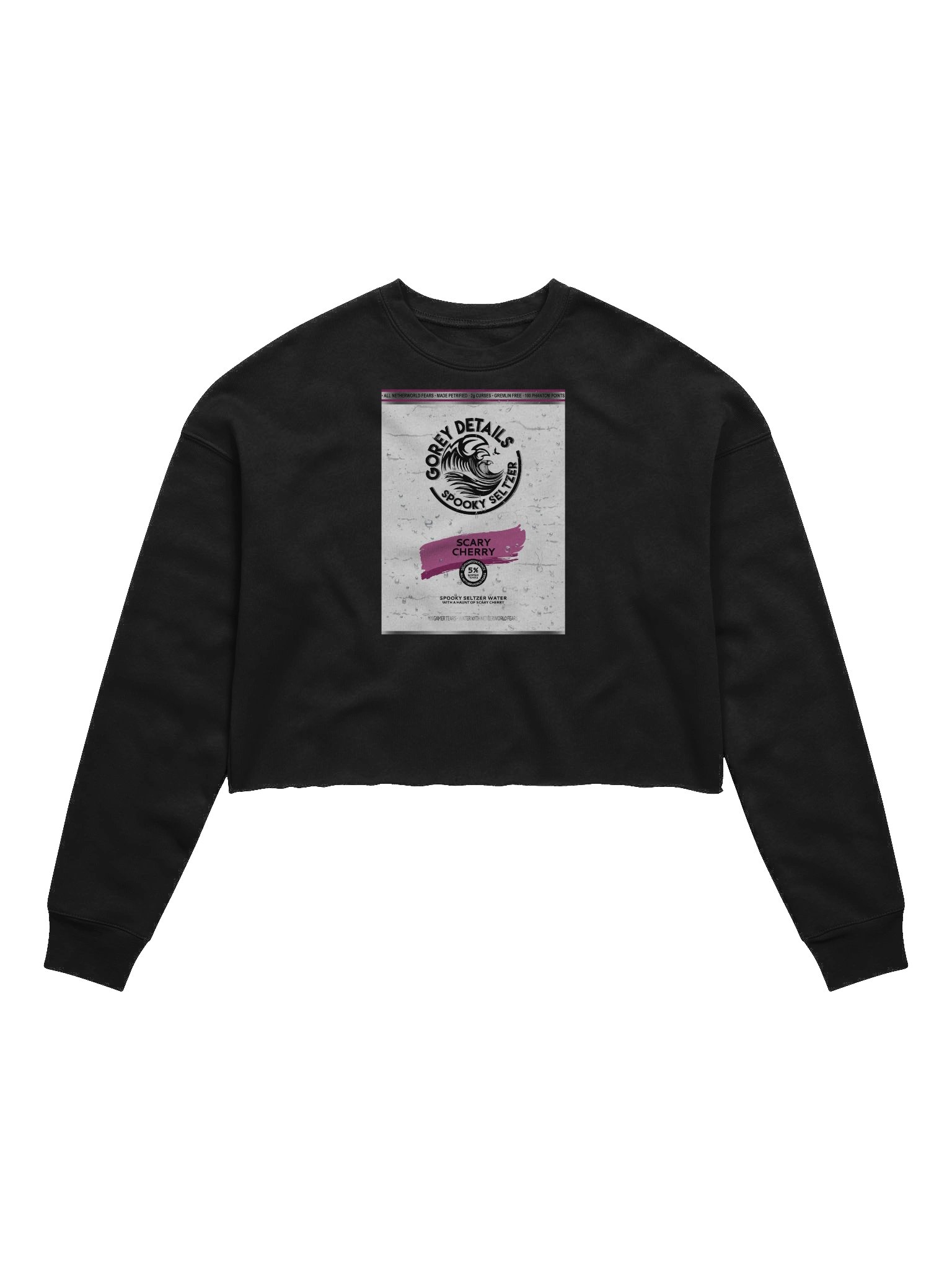 Spooky Seltzer - Bella+Canvas Women's Fleece Crop Sweatshirt product image (1)