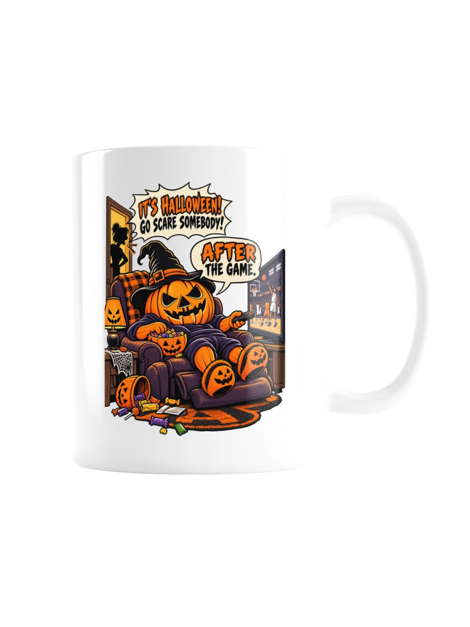 It’s Halloween! Go scare somebody! — After the game - Mug product image (9)