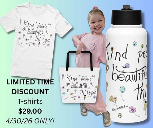 🚨 Tonight only! 🚨 

Grab yourself a new t-shirt with Ana's limited wildflower design for $6.00 off the full price, tonight on...