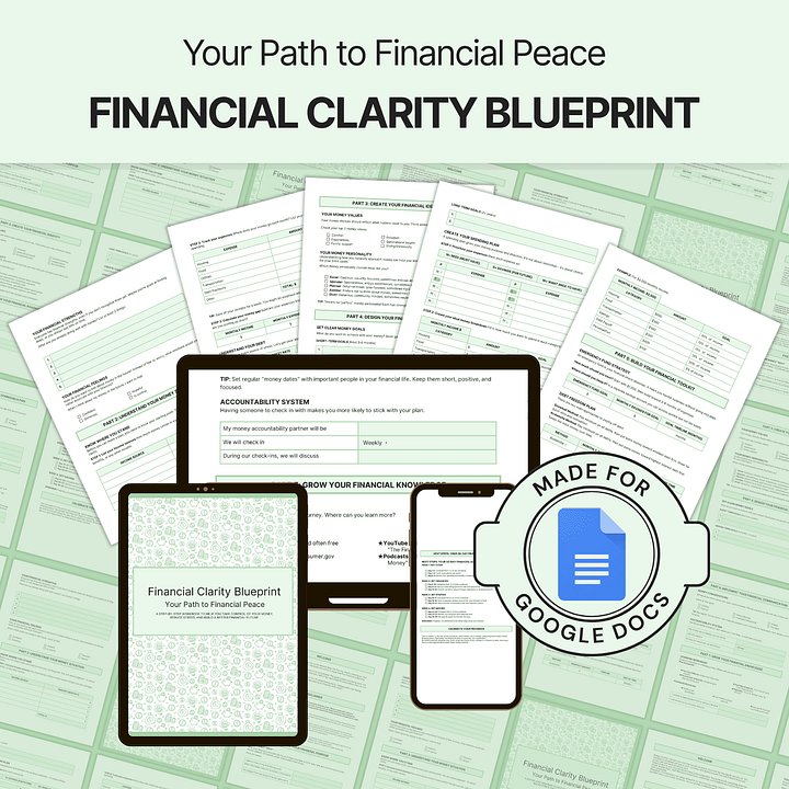 Financial Clarity Blueprint - Google Docs product image (1)
