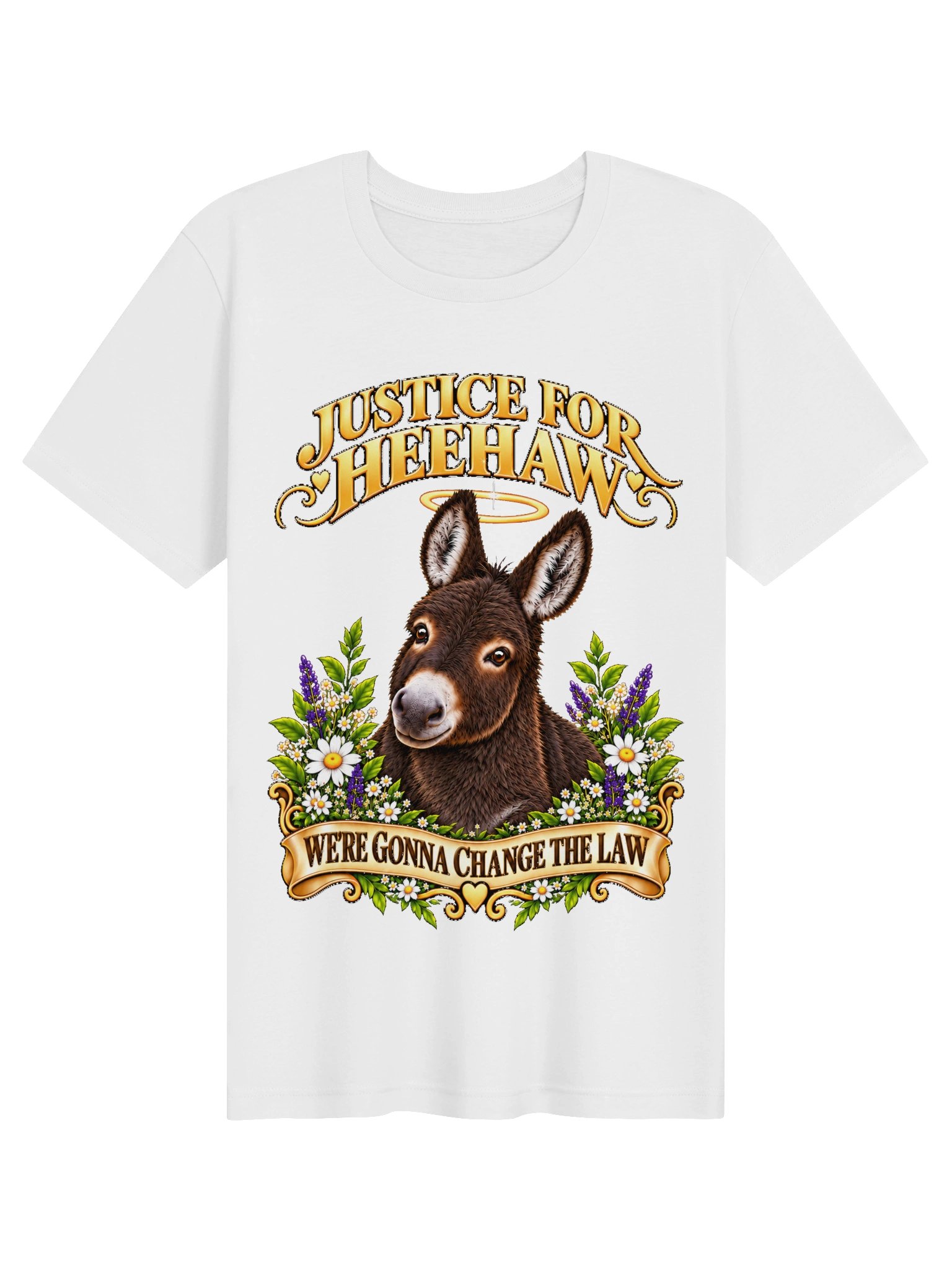 Justice For HeeHaw - Floral Design - Bella+Canvas Unisex Supersoft T-Shirt product image (1)