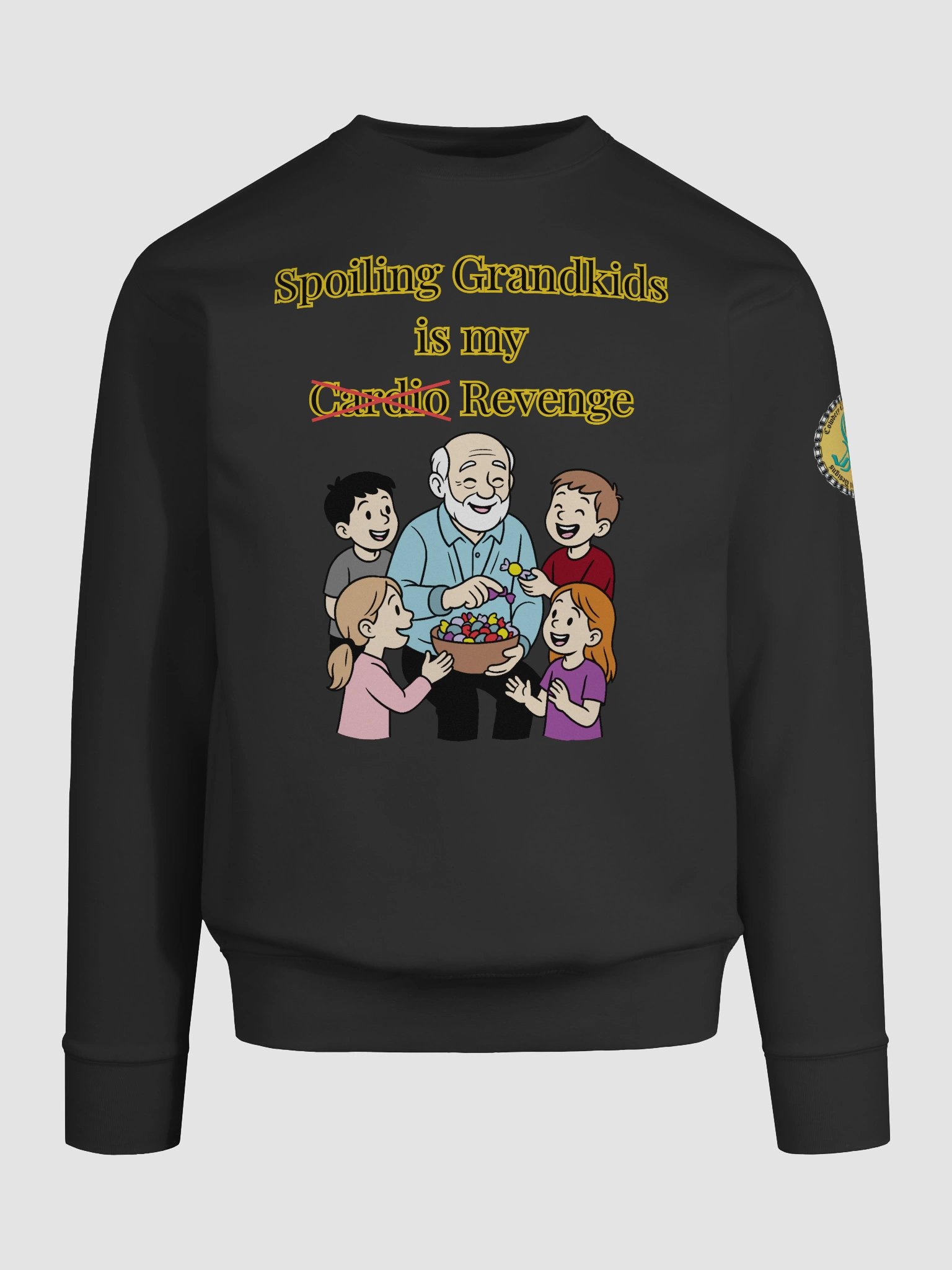 Spoiling Grandkids is my Cardio (Male) Cotton Heritage Premium Sweatshirt product image (9)