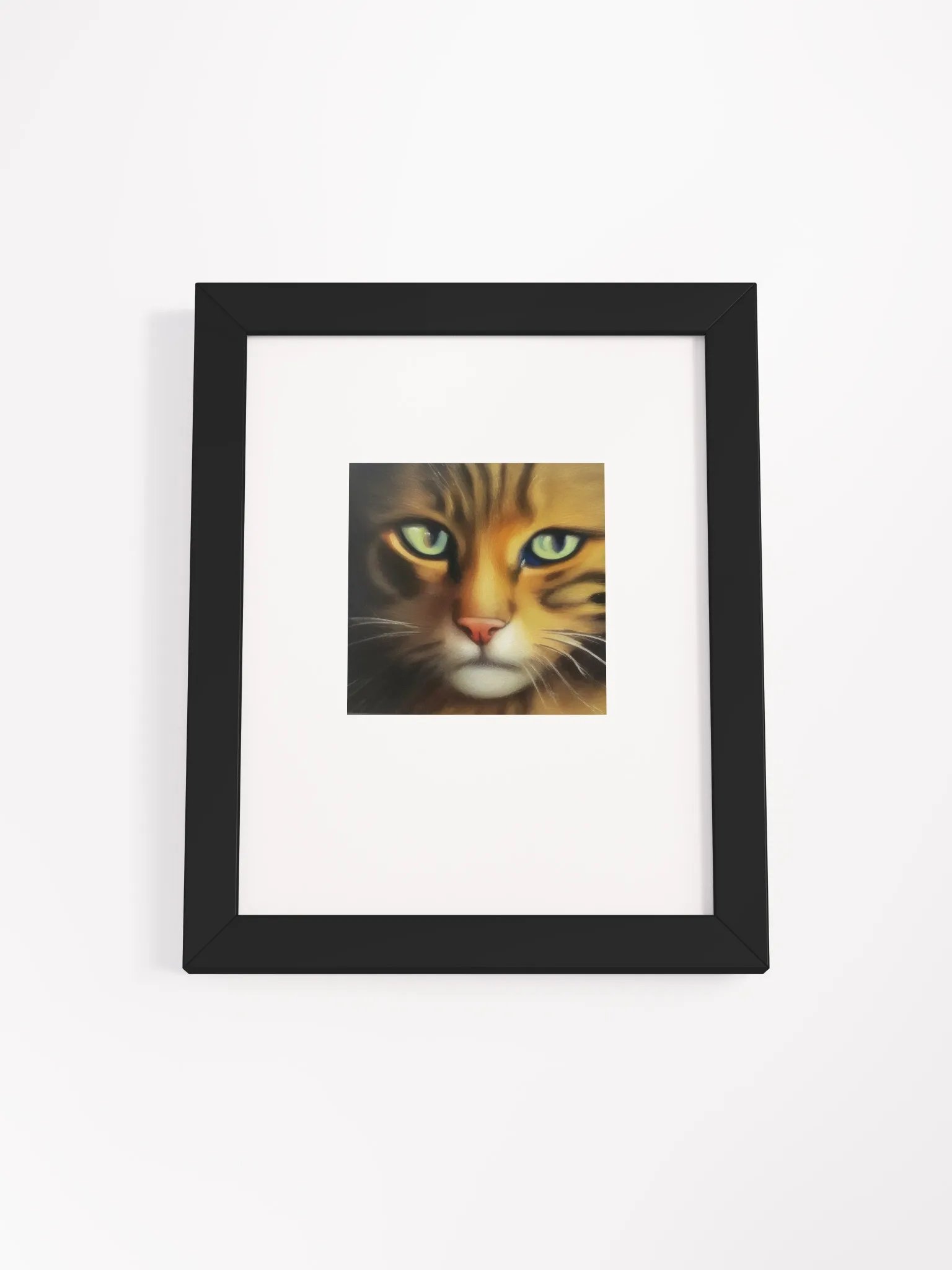 Cat Portrait Framed Artprint product image (2)