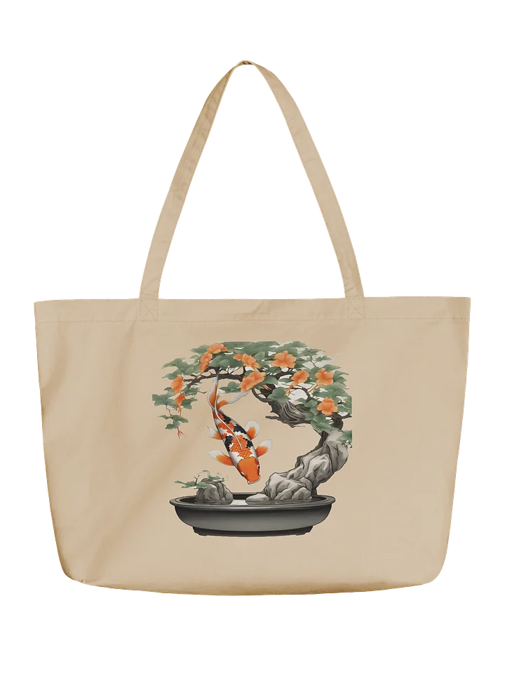Koi Serenity Organic Tote Bag product image (1)