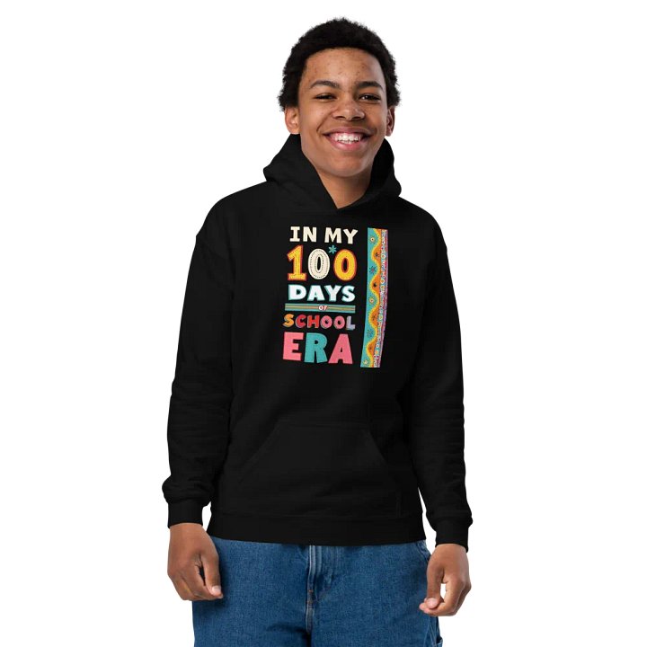 In My 100 Days of School Era Youth Hoodie product image (4)