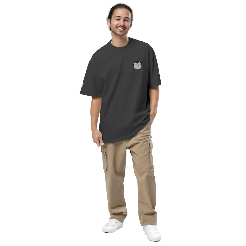 Big Blue Embroidered Oversized Tee product image (7)
