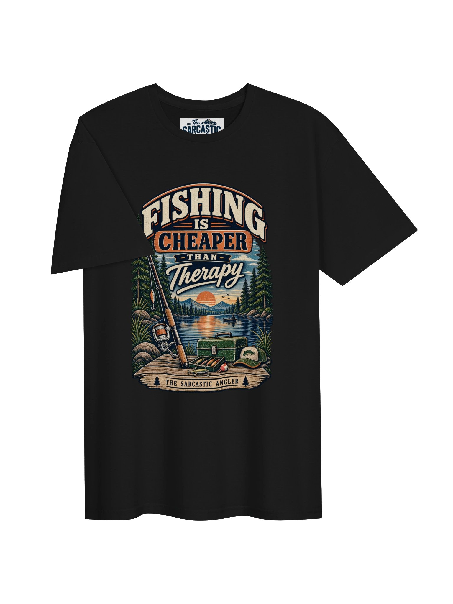 Fishing is Cheaper Than Therapy T-shirt product image (13)