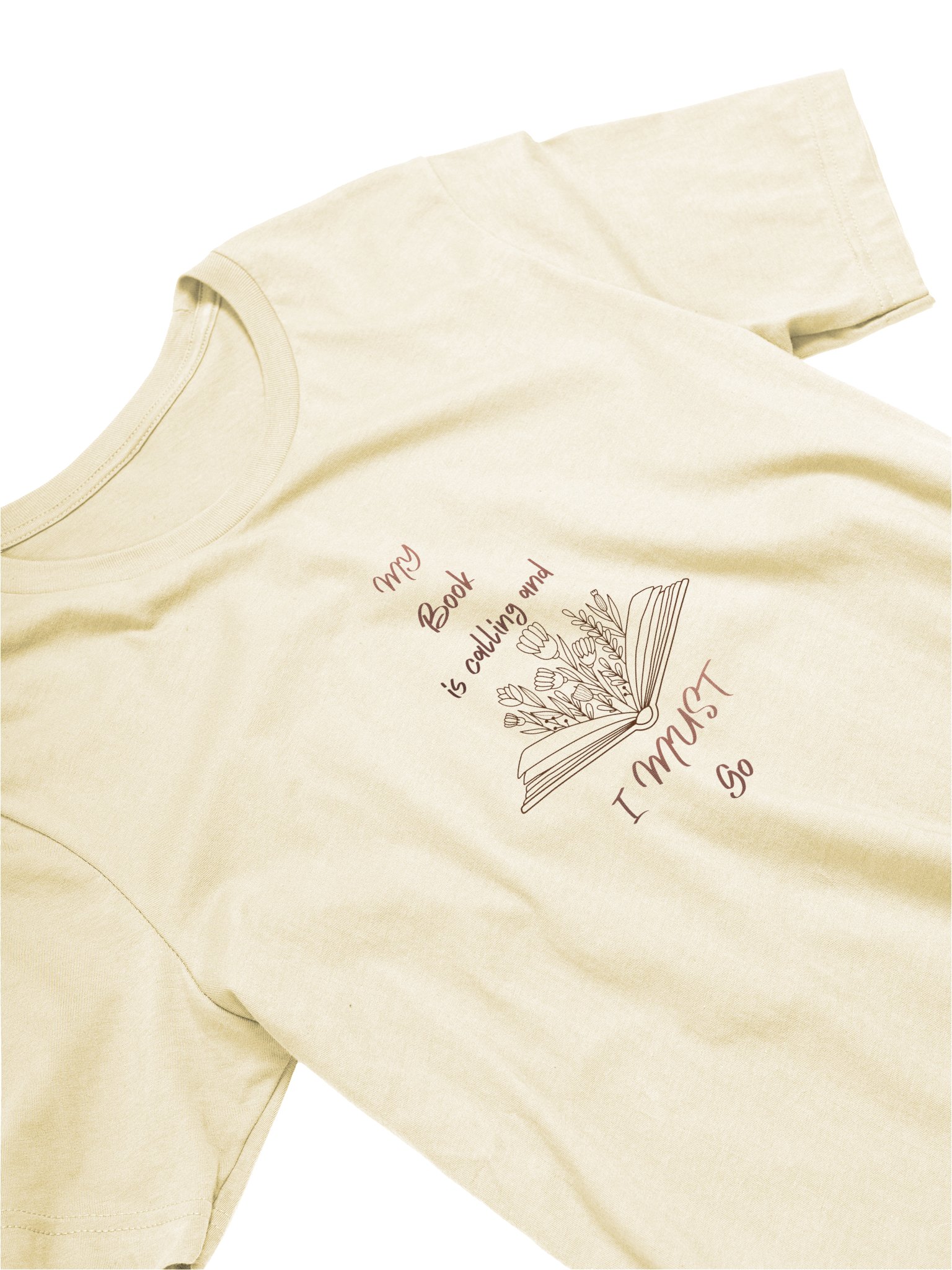 My Book Is Calling and I Must Go Tee product image (10)