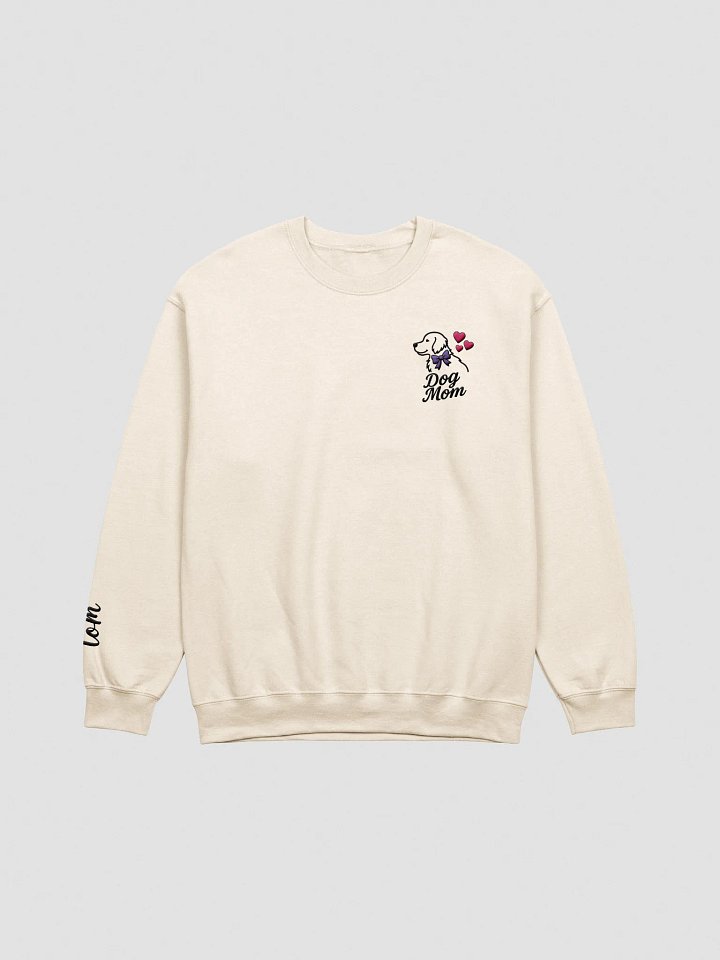 DOG-MOM / SWEATSHIRT WITH PERSONALIZED NAME / EMBROIDERED product image (2)