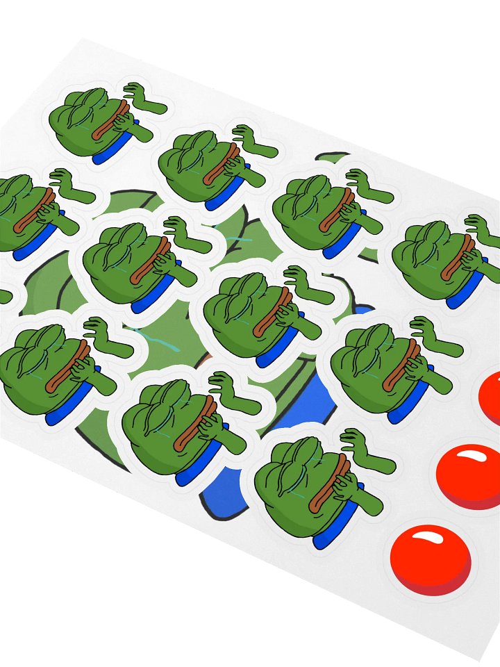 STICKERS! - Pepe Crying Pack! product image (2)