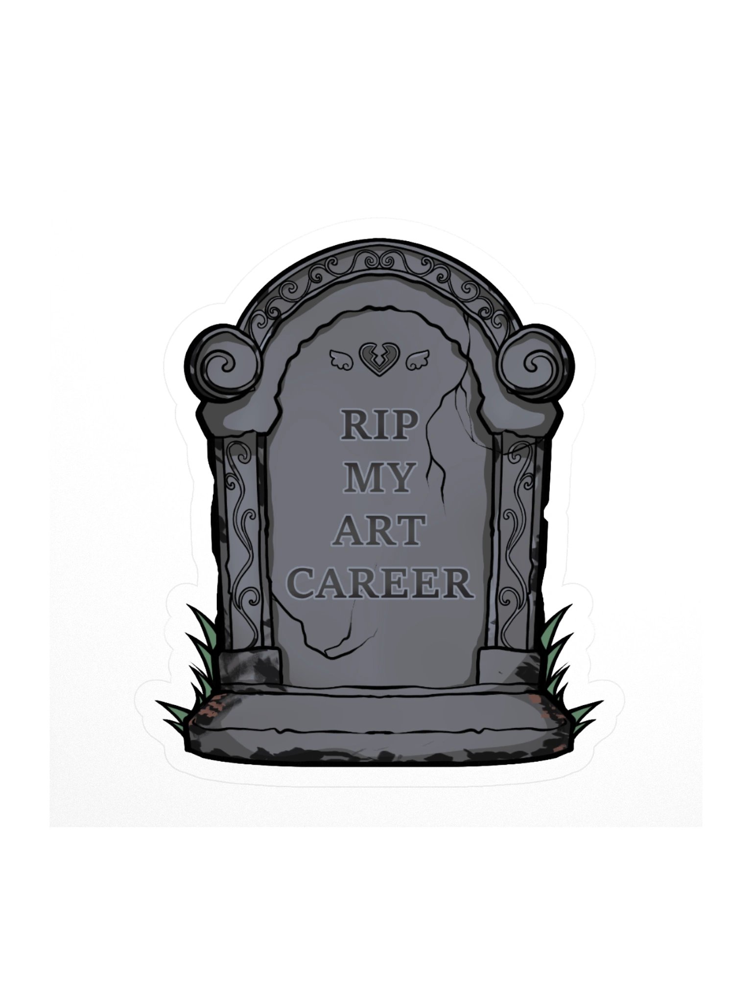 RIP Art Career Sticker product image (1)