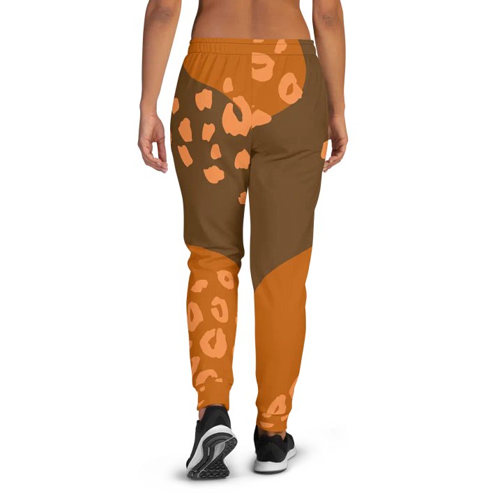Orange cat Lounge Women's Joggers product image (1)