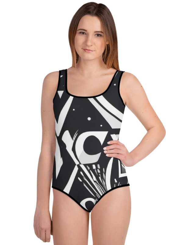 Vibrant Vortex Youth Swimsuit product image (2)