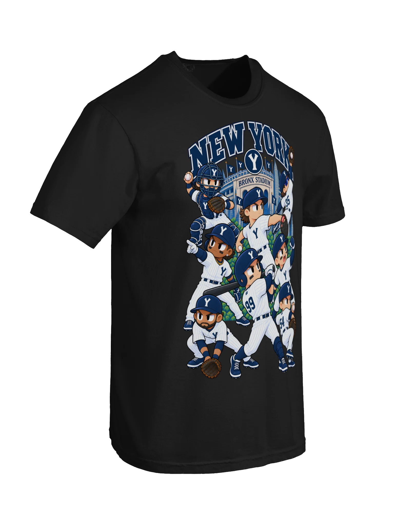 New York Bronx Baseball Animated Player T-Shirt product image (10)