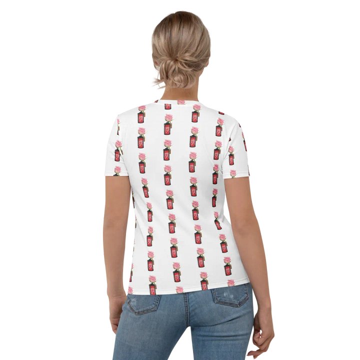 Cinestill Rose Baby Doll T-Shirt (All Over Pattern Print) product image (1)