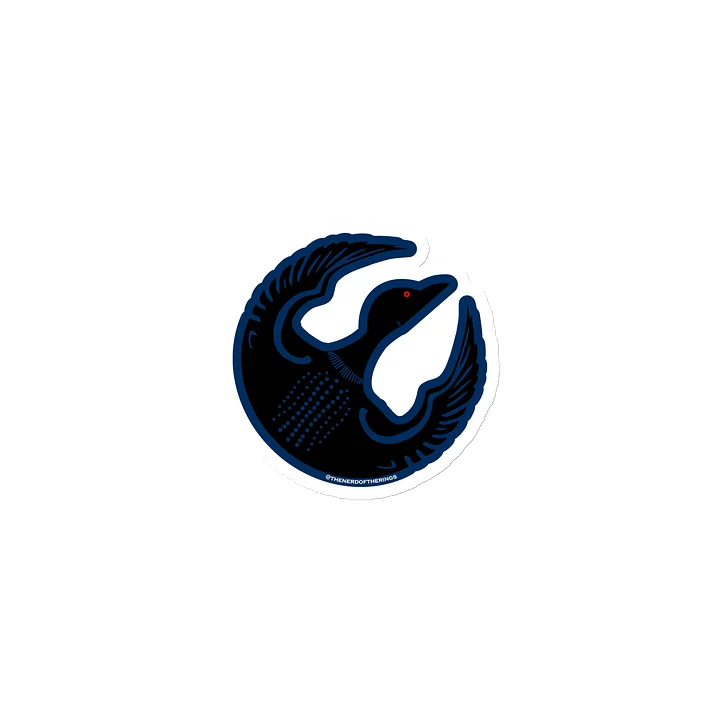 Rebel Loon Magnet - Black & Dark Blue product image (1)