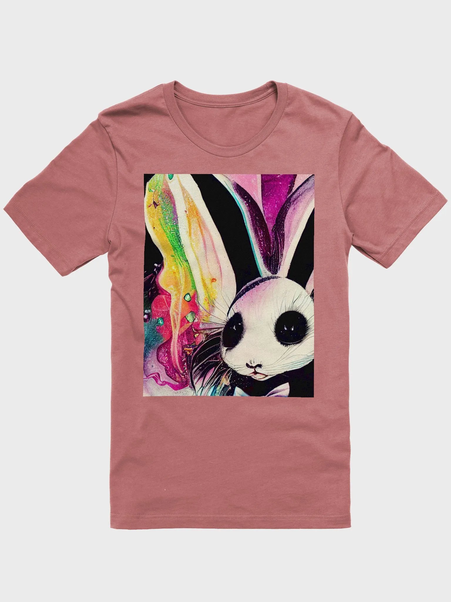 Psychedelic White Rabbit Tee product image (1)