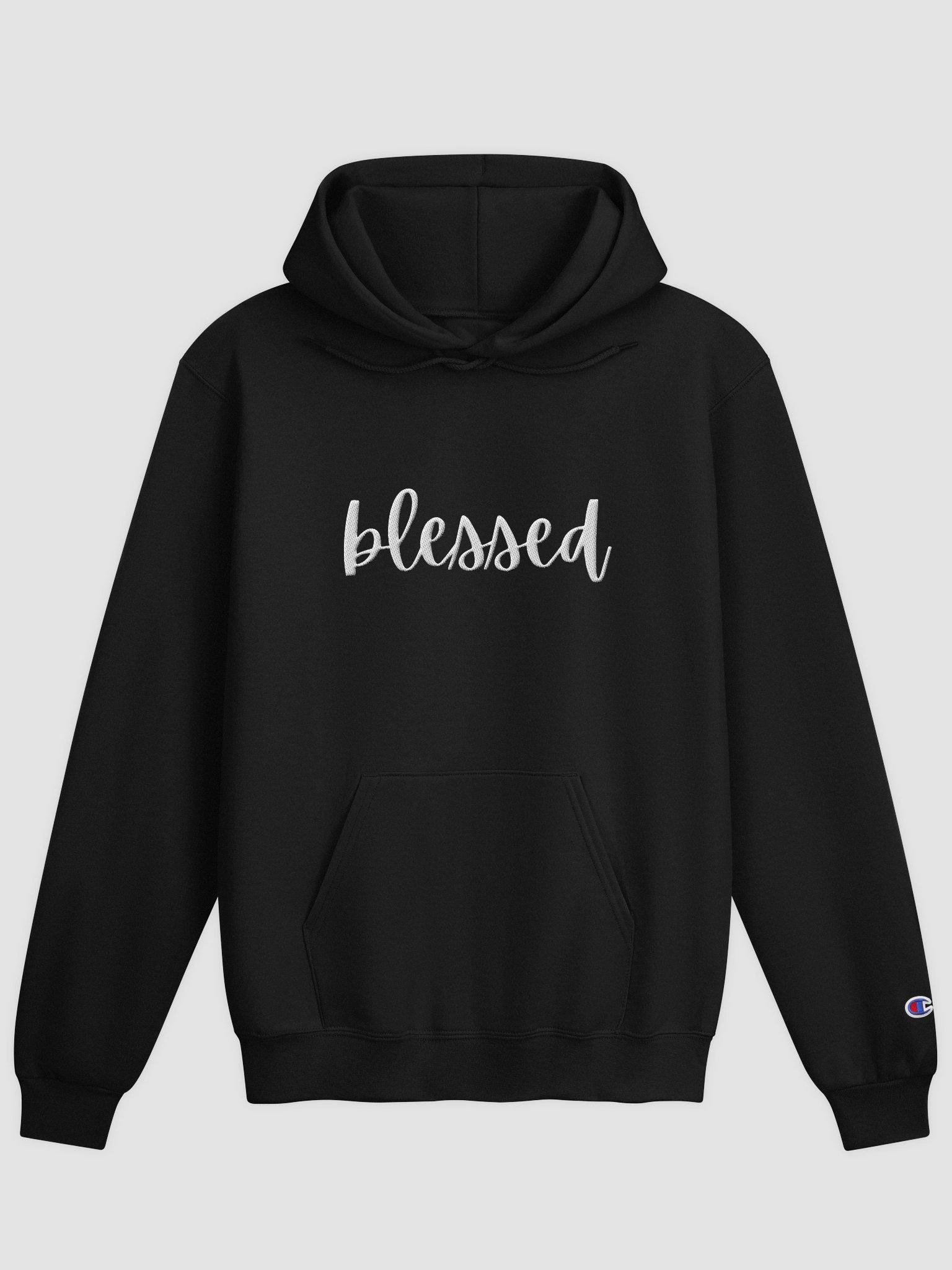 Blessed Script Champion Hoodie product image (1)