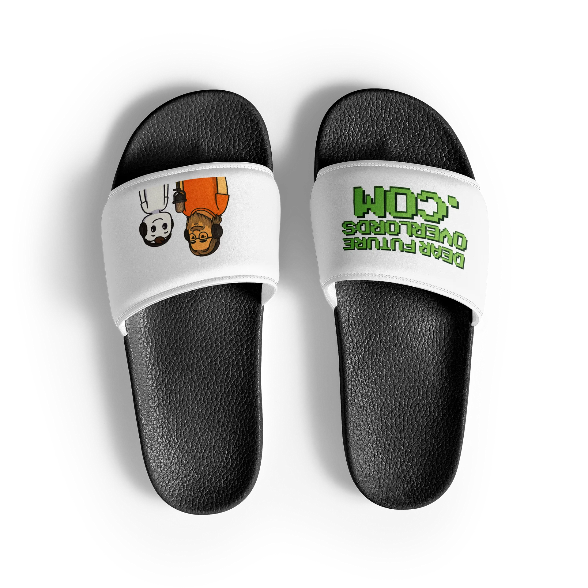 Dear Future Overlords Women’s Slides product image (1)