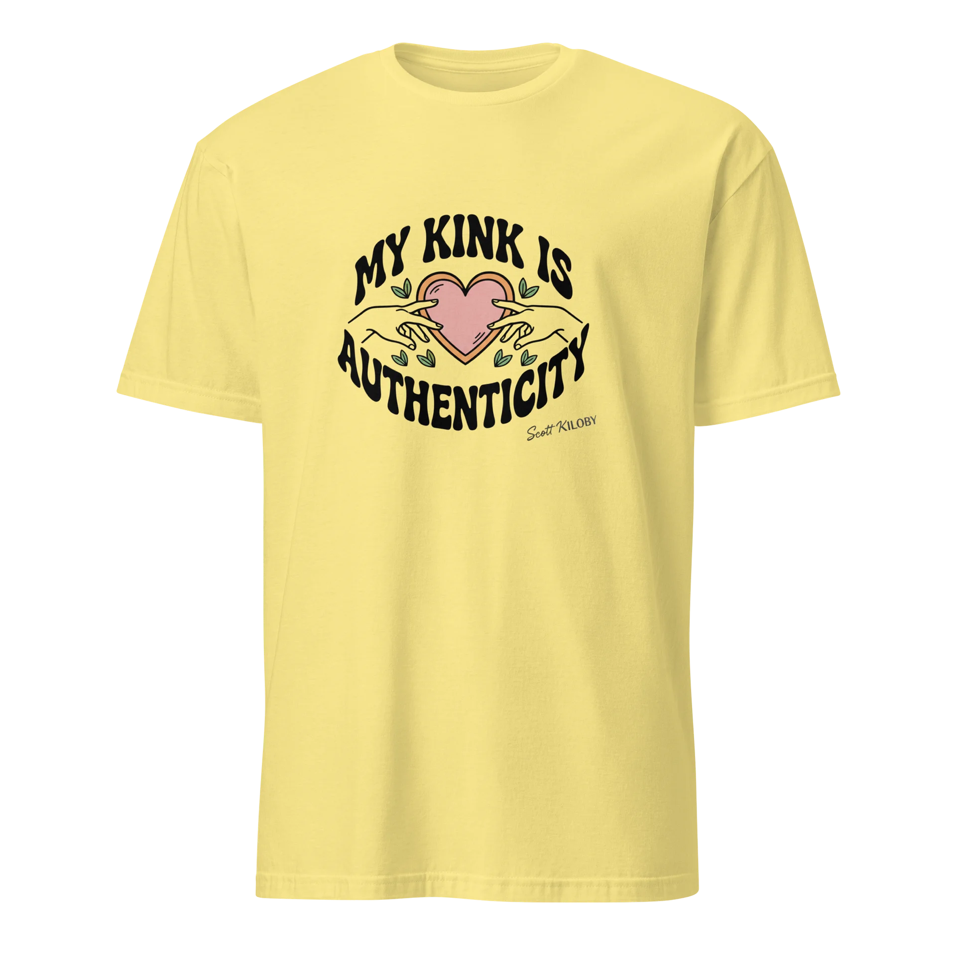 “My Kink Is Authenticity” Yellow Soft Style T-Shirt product image (1)