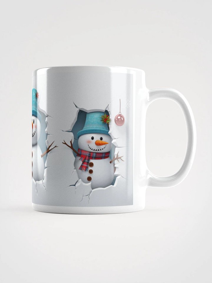 "Frosty's Festive Family" 3D Christmas Mug product image (1)