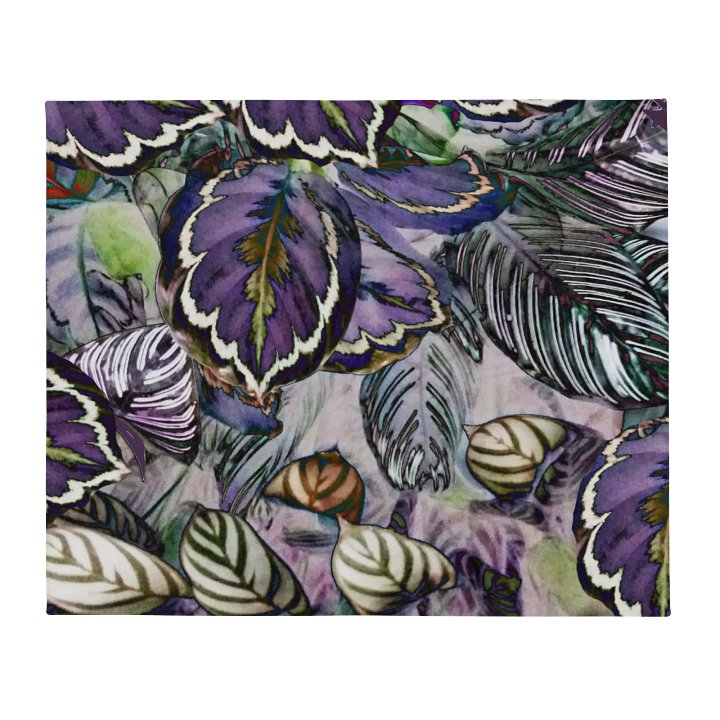 Purple Leaves Blanket product image (2)